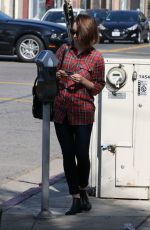 LILY COLLINS Out and About in Beverly Hills 0402