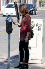 LILY COLLINS Out and About in Beverly Hills 0402
