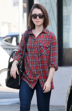 LILY COLLINS Out and About in Beverly Hills 0402