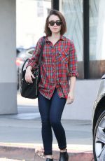 LILY COLLINS Out and About in Beverly Hills 0402