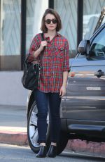 LILY COLLINS Out and About in Beverly Hills 0402