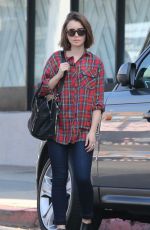 LILY COLLINS Out and About in Beverly Hills 0402