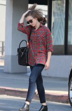 LILY COLLINS Out and About in Beverly Hills 0402