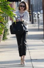 LILY COLLINS Out and About in West Hollywood 1702