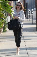 LILY COLLINS Out and About in West Hollywood 1702