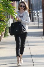 LILY COLLINS Out and About in West Hollywood 1702
