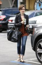 LILY COLLINS Out and About in West Hollywood 2302