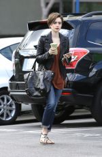 LILY COLLINS Out and About in West Hollywood 2302