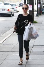 LILY COLLINS Out Shopping in West Hollywood 2002