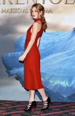 LILY JAMES at Cinderella Photocall in Milan