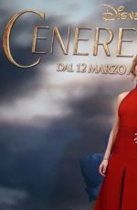 LILY JAMES at Cinderella Photocall in Milan
