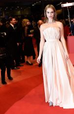 LILY JAMES at Cinderella Premiere in Berlin