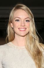 LINDSAY ELLINGSON at Wes Gordon Fall 205 Fashion Show in New York