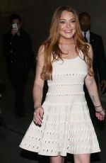 LINDSAY LOHAN Arrives at Jimmy Kimmel Live! in Hollywood