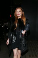 LINDSAY LOHAN Night Out in London 1702