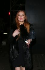 LINDSAY LOHAN Night Out in London 1702