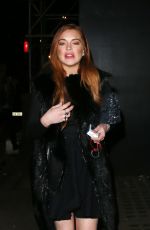LINDSAY LOHAN Night Out in London 1702