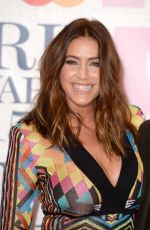LISA SNOWDON at 2015 Brit Awards in London