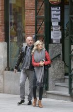 LUISANA LOPILATO Out and About in Madrid