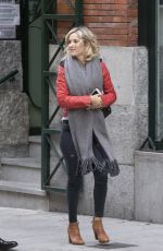 LUISANA LOPILATO Out and About in Madrid