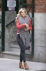 LUISANA LOPILATO Out and About in Madrid