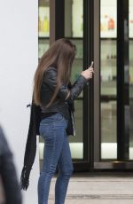 LUISANA LOPILATO Out and About in Madrid