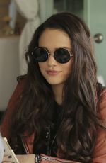 MADISON PETTIS Dinnes at Villa Blanca Restaurant in Beverly Hills