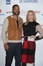 MARGOT ROBBIE at 65th Sanremo Music Festival in Italy Press Conference