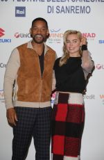 MARGOT ROBBIE at 65th Sanremo Music Festival in Italy Press Conference