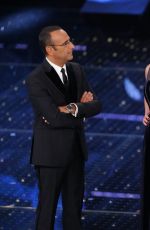 MARGOT ROBBIE at 65th Sanremo Music Festival in Italy