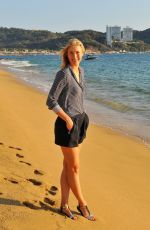 MARIA SHARAPOVA at a Photoshoot in Acapulco
