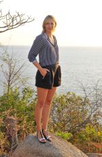 MARIA SHARAPOVA at a Photoshoot in Acapulco