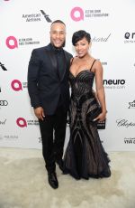 MEAGAN GOOD at Elton John Aids Foundation’s Oscar Viewing Party