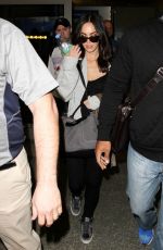 MEGAN FOX Arrives at Los Angeles International Airport 0302