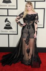MEGHAN TRAINOR at 2015 Grammy Awards in Los Angeles