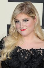 MEGHAN TRAINOR at 2015 Grammy Awards in Los Angeles