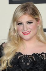 MEGHAN TRAINOR at 2015 Grammy Awards in Los Angeles