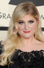 MEGHAN TRAINOR at 2015 Grammy Awards in Los Angeles