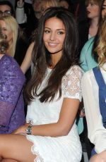 MICHELLE KEEGAN at Bora Aksu Fashion Show in London