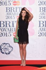 MICHELLE KEEGAN at Brit Awards 2015 in London