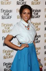 MICHELLE KEEGAN at Fashion for Relief Charity Fashion Show in London