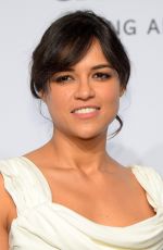 MICHELLE RODRIGUEZ at 2015 Amfar Gala in New York