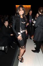 MICHELLE RODRIGUEZ at Herve Leger by Max Azria Fall 2015 Fashion Show in New York