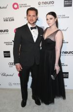 MICHELLE TRACHTENBERG at Elton John Aids Foundation’s Oscar Viewing Party
