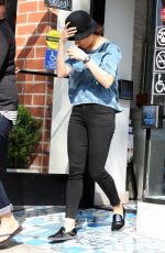 MILA KUNIS Leaves Sweet Lady Jane Bakery in Los Angeles