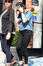 MILA KUNIS Leaves Sweet Lady Jane Bakery in Los Angeles