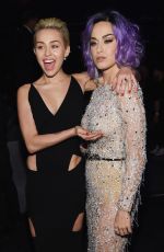 MILEY CYRUS at 2015 Grammy Awards in Los Angeles