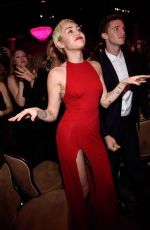 MILEY CYRUS at Clive Davis Pre-grammy Bash in Beverly Hills
