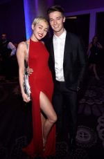 MILEY CYRUS at Clive Davis Pre-grammy Bash in Beverly Hills