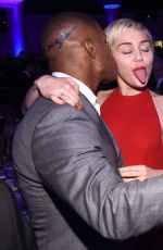 MILEY CYRUS at Clive Davis Pre-grammy Bash in Beverly Hills